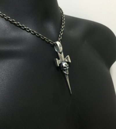 画像10: Single Skull Dagger Square Bottom & H.W.O Pendant