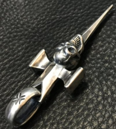 画像6: Single Skull Dagger Square Bottom & H.W.O Pendant