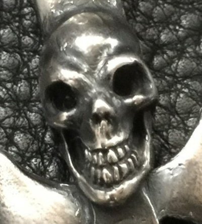 画像3: Round Cross With Skull Pendant