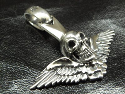 画像4: Wing skull zip pull Pendant
