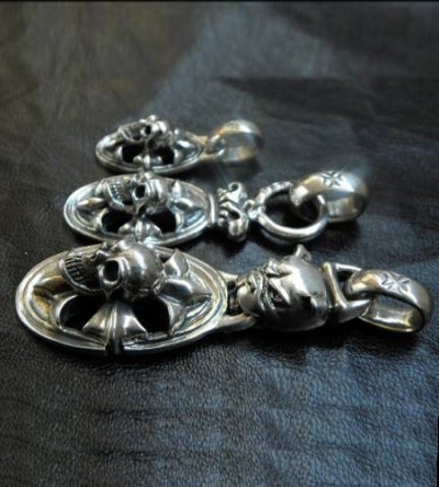 画像8: Quarter Cross Oval On Skull With H.W.O Pendant