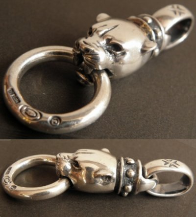 画像6: Panther With Stud Bolo Neck Pendant