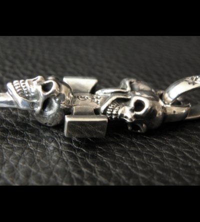 画像10: Half Triple Skull Dagger Square Bottom & H.W.O Pendant
