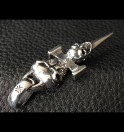画像20: Half Triple Skull Dagger Square Bottom & H.W.O Pendant