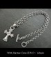 画像5: One Eighth Long 4 Heart Crown Cross With H.W.O Pendant