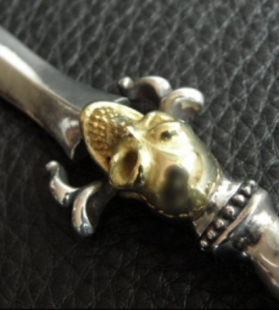 画像12: Gold Skull On Dagger With H.W.O Pendant