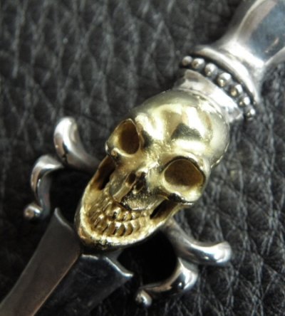 画像16: Gold Skull On Dagger With H.W.O Pendant