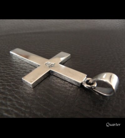 画像7: G&Crown Plain Cross Pendant [Quarter,1/8,1/16]