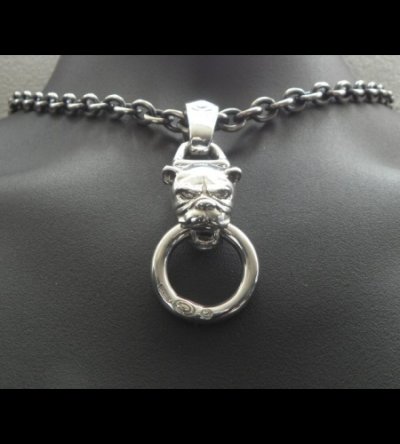 画像8: Bulldog Pendant (Platinum Finish)