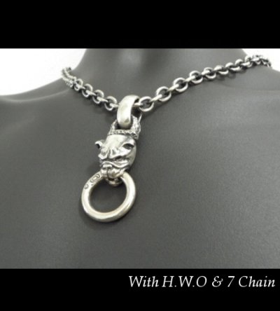 画像6: Old Bulldog With Chiseled Loop Pendant