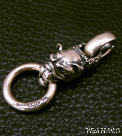 画像5: Old Bulldog With Chiseled Loop Pendant