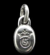 G&Crown Oval Pendant (Small oval)