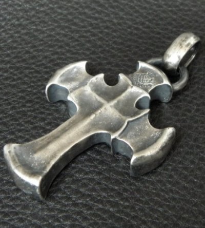 画像7: Half Battle-Ax Cross With H.W.O Pendant