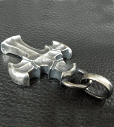 画像3: Half Battle-Ax Cross With H.W.O Pendant