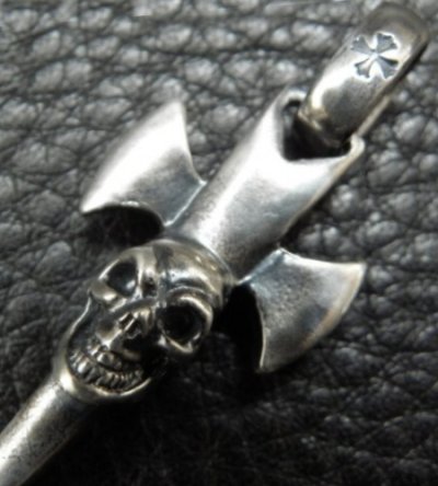 画像2: Quarter Single Skull Dagger Round Bottom & H.W.O Pendant