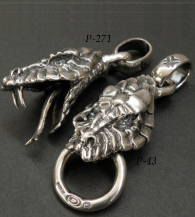 画像13: Snake head Pendant Without O-ring