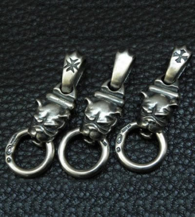 画像9: Half Bulldog Boat Chain Neck Pendant
