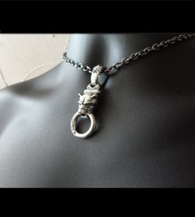 画像6: Half Bulldog Boat Chain Neck Pendant