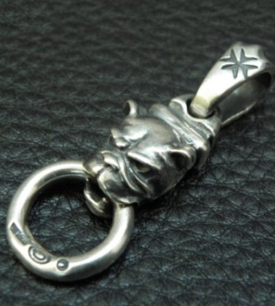 画像3: Half Bulldog Boat Chain Neck Pendant