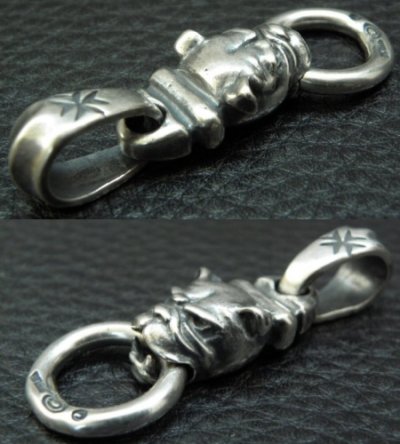 画像13: Half Bulldog Boat Chain Neck Pendant