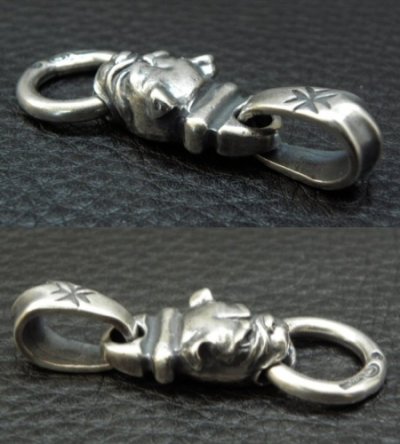 画像12: Half Bulldog Boat Chain Neck Pendant