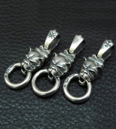 画像10: Half Bulldog Boat Chain Neck Pendant