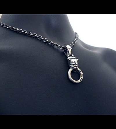 画像10: Quarter Bulldog Boat Chain Neck Pendant