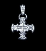 One Eighth Battle-Ax Short Cross With H.W.O Pendant