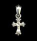 画像1: 1/64  Long 4 Heart Crown Cross With H.W.O Pendant (1)