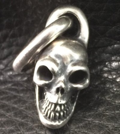 画像2: Single Skull With Long O-ring Pendant