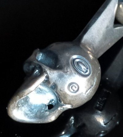 画像4: Single Skull Zipper Pull Pendant