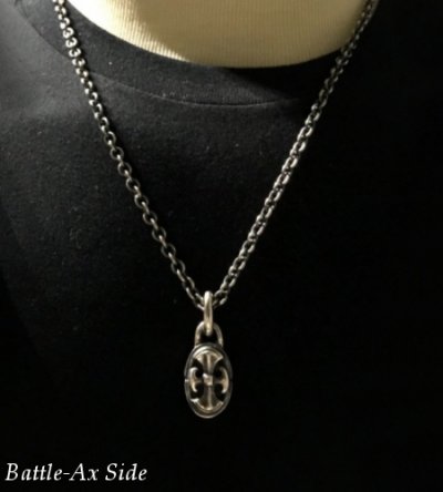 画像11: Cross Oval & Battle-AX Oval Reversible Pendant