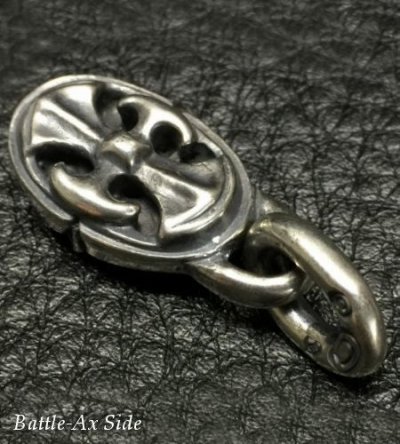 画像6: Cross Oval & Battle-AX Oval Reversible Pendant