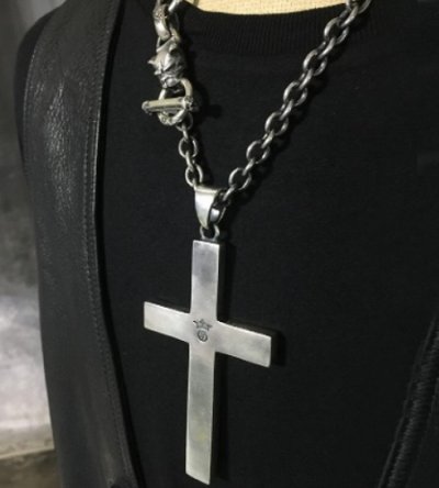 画像5: G&Crown Plain Cross Pendant [Full,Half]