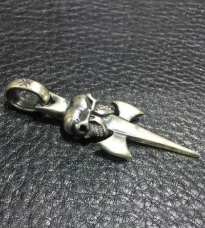 画像3: Double Skull Dagger & H.W.O Pendant (Half)