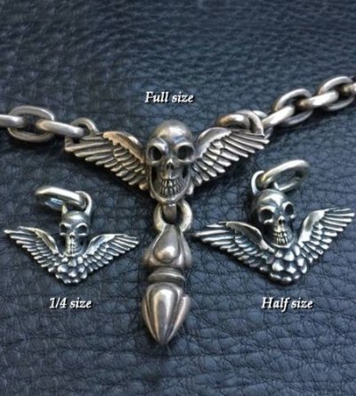 画像5: Wing Skull Pendant (1/4 Size)