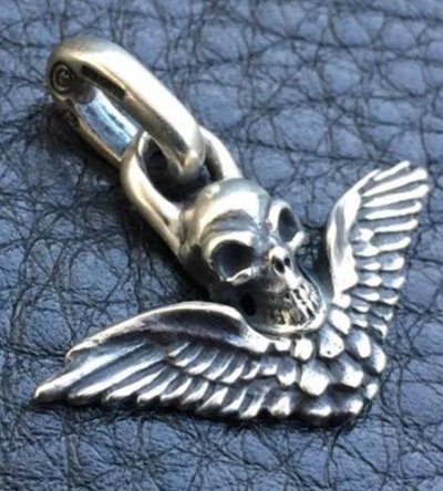 画像4: Wing Skull Pendant (1/4 Size)