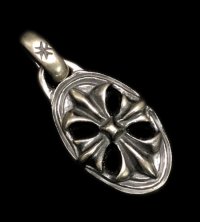 Half Cross Oval With H.W.O Pendant