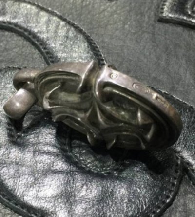 画像8: Both Side Sculpted Oval With H.W.O Pendant