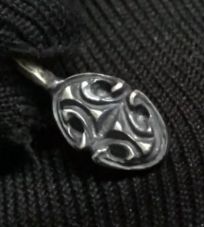 画像11: Pierce Size Sculpted Oval Pendant