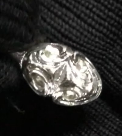 画像4: Pierce Size Sculpted Oval Pendant