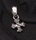 画像2: 1/64 4 Heart Crown Cross With H.W.O Pendant (2)