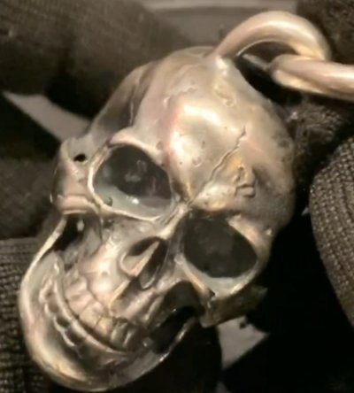 画像2: Large Skull Full Head Pendant (Early model)