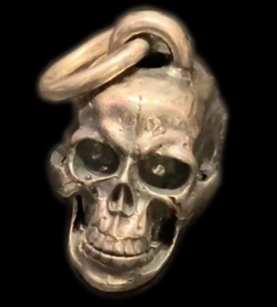 画像1: Large Skull Full Head Pendant (Early model)