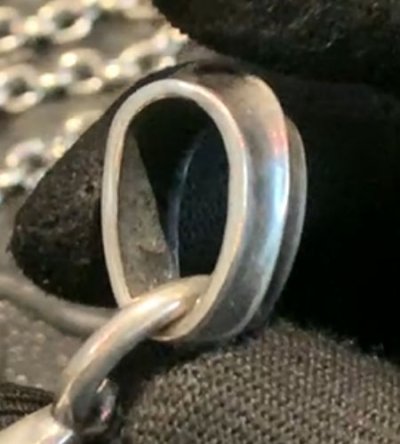 画像17: Skull On Half 4Heart Chiseled Cross With Chevron Bail Pendant