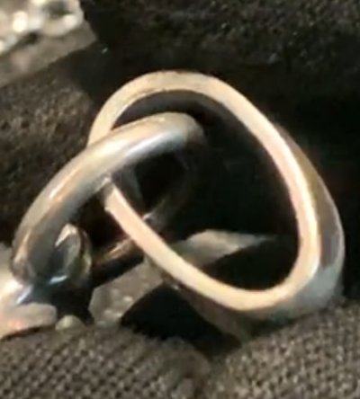 画像16: Skull On Half 4Heart Chiseled Cross With Chevron Bail Pendant