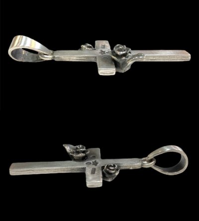 画像7: Plain Cross With Rose Pendant [Small]