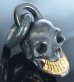 画像9: Single Skull With Pure Gold Wrap Teeth Pendant