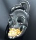 画像10: Single Skull With Pure Gold Wrap Teeth Pendant