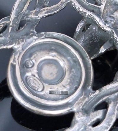 画像6: Skull On Snake Buckle With Atelier Mark Button Pendant